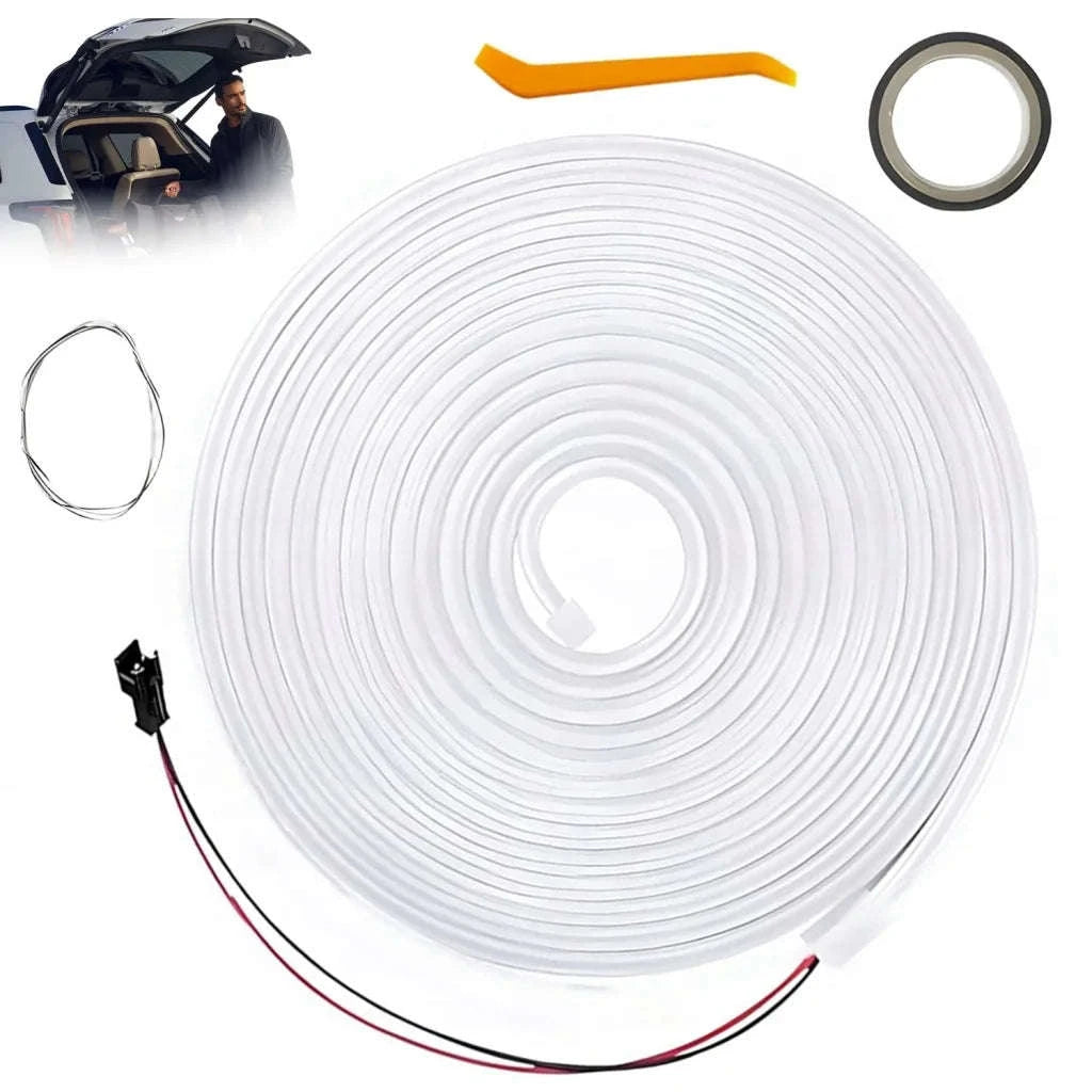 4M Auto Sensor LED Trunk Light Strip for Car Luggage Space-Poland / WHITE