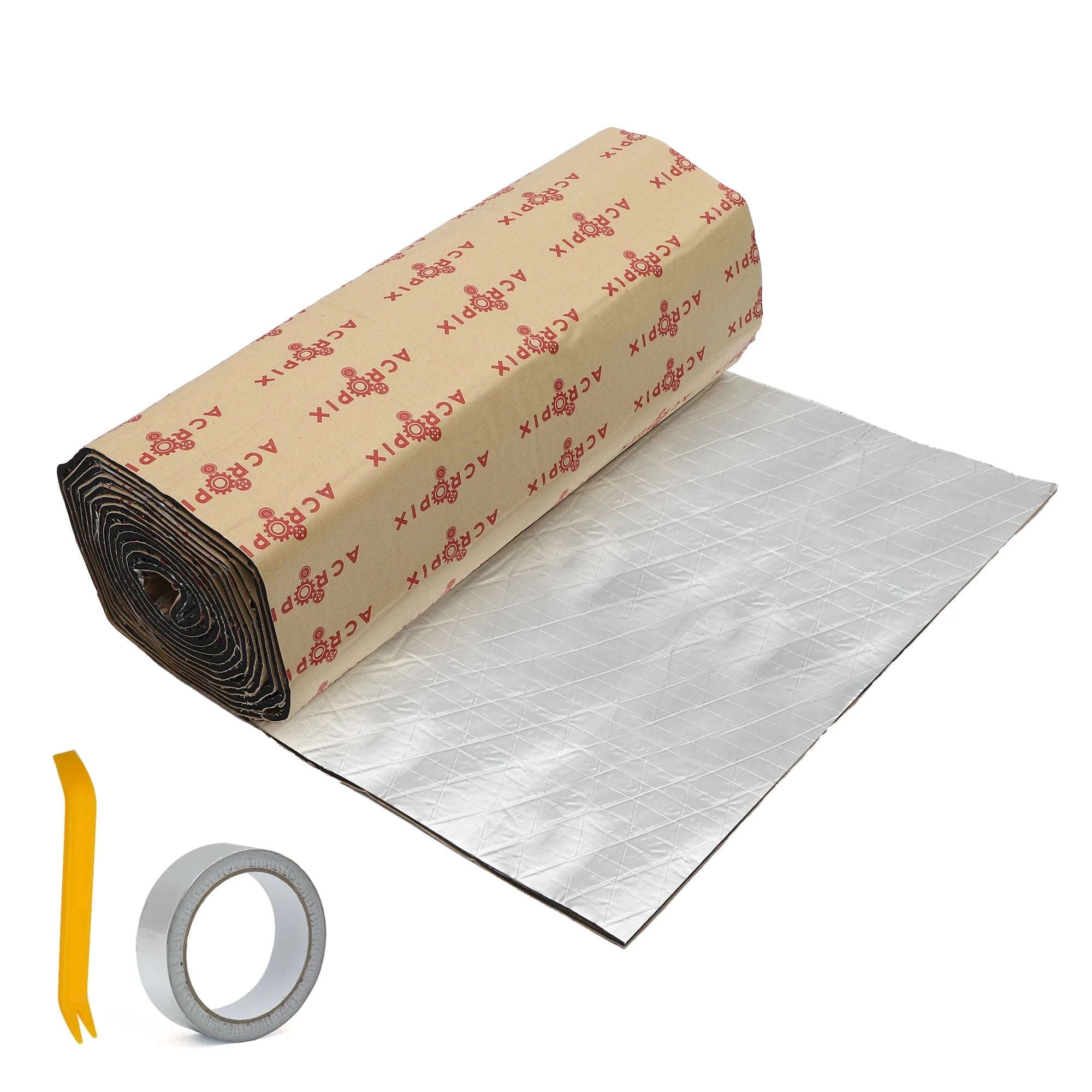 4mm Aluminum Foil Foam Car Heat Damping Pad 18 sqft 40 x 420 cm-5mm 63x100cm6.8sqft