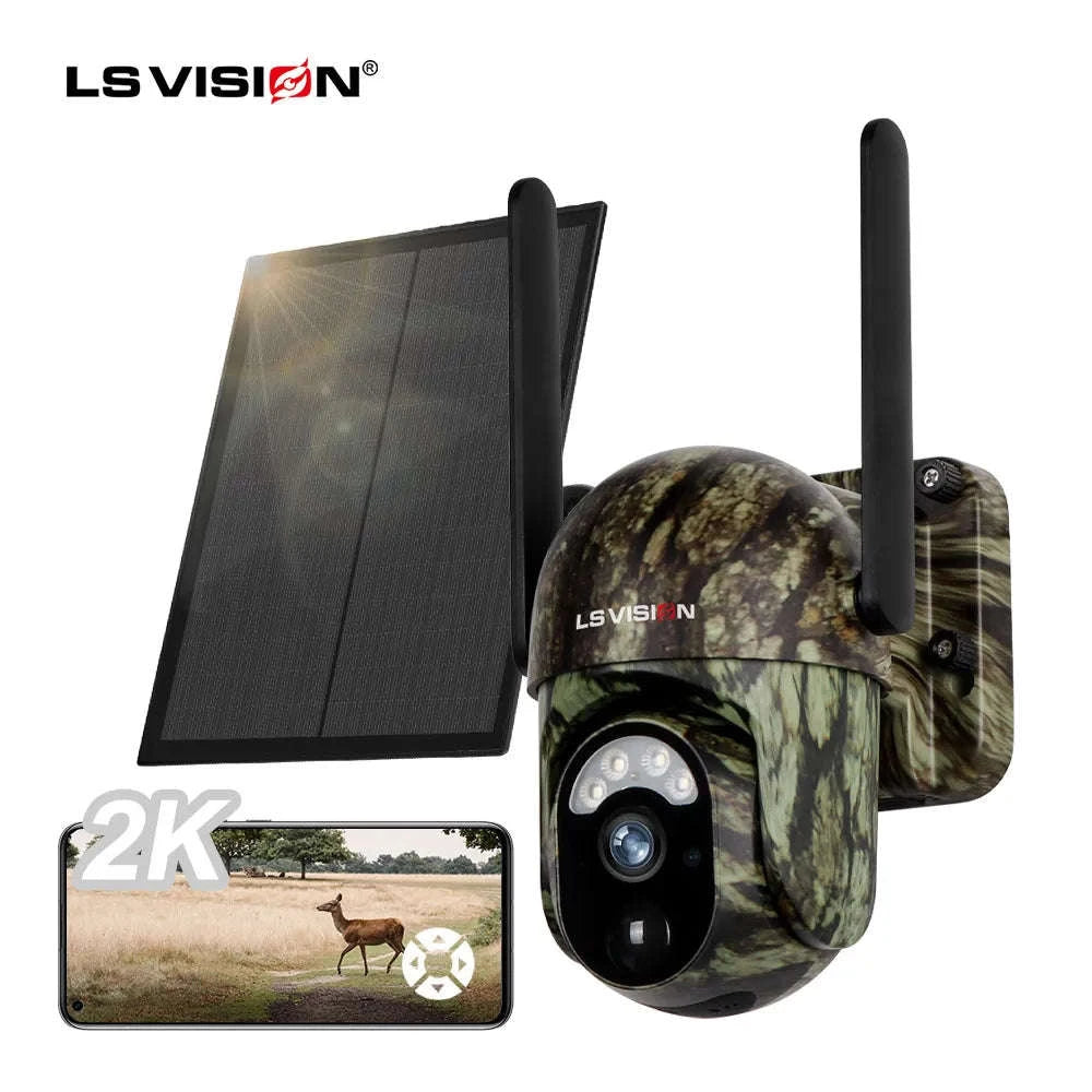 4MP 4G Solar Security Camera with Human and Animal Detection-1PCS / Poland