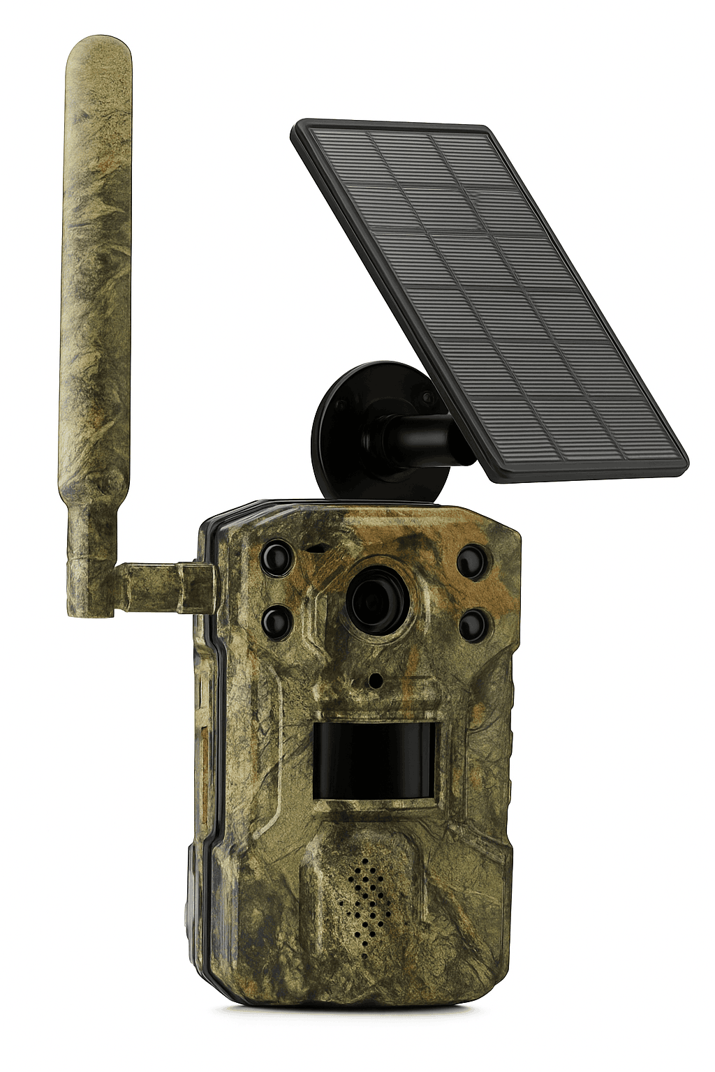 4MP 4G Solar Trail Camera Waterproof with 20M Motion Detection and 30M Night Vision-4G / france