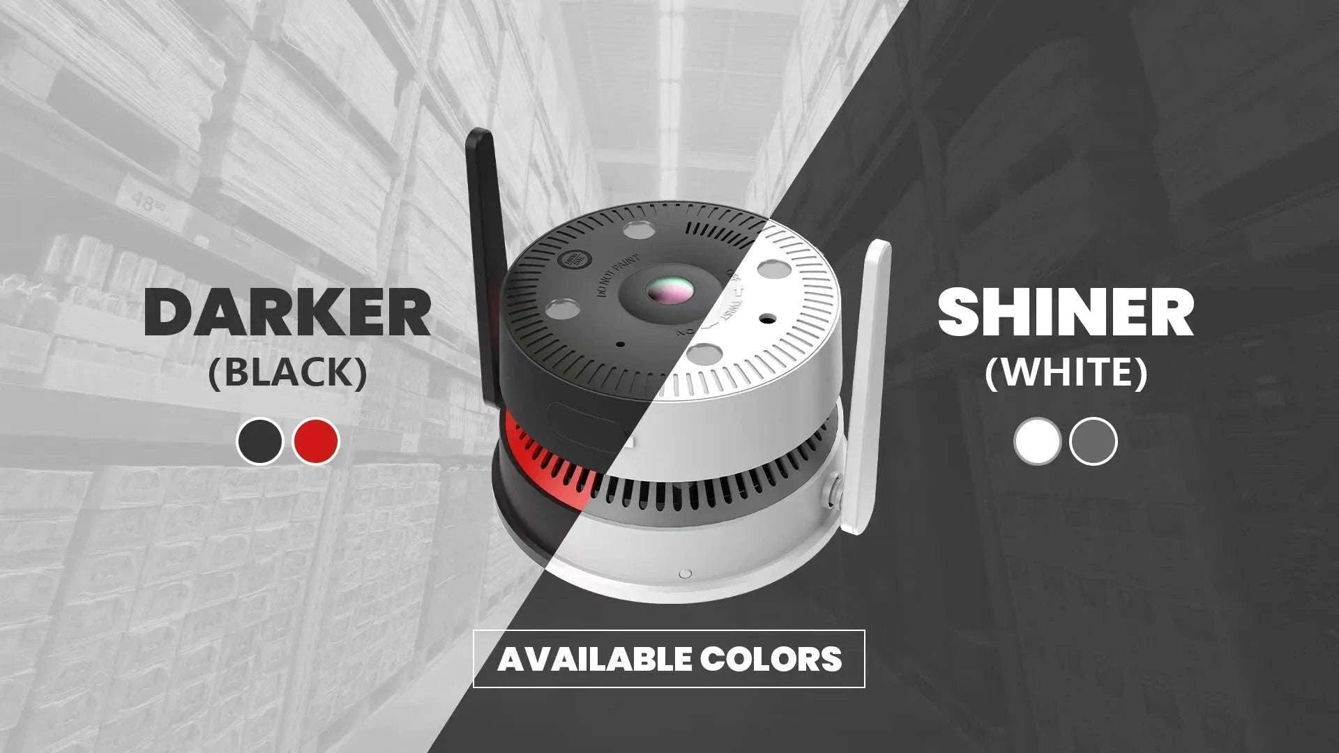 4MP Dual-Light Smoke Detection Security Camera with Two-Way Audio-4MP WIFI POE 64G