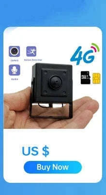4MP Mini IP Bullet Camera Module for Inspection Monitoring-POE-Pin hole lens / 6mm