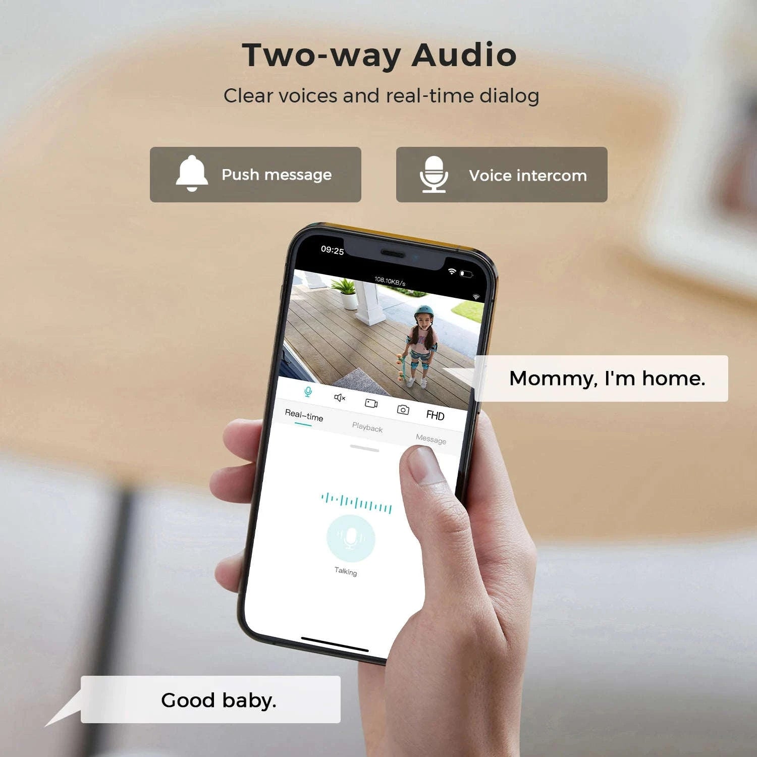 4MP Outdoor PTZ WiFi Security Camera-8MP Add 64G Card / EU Plug