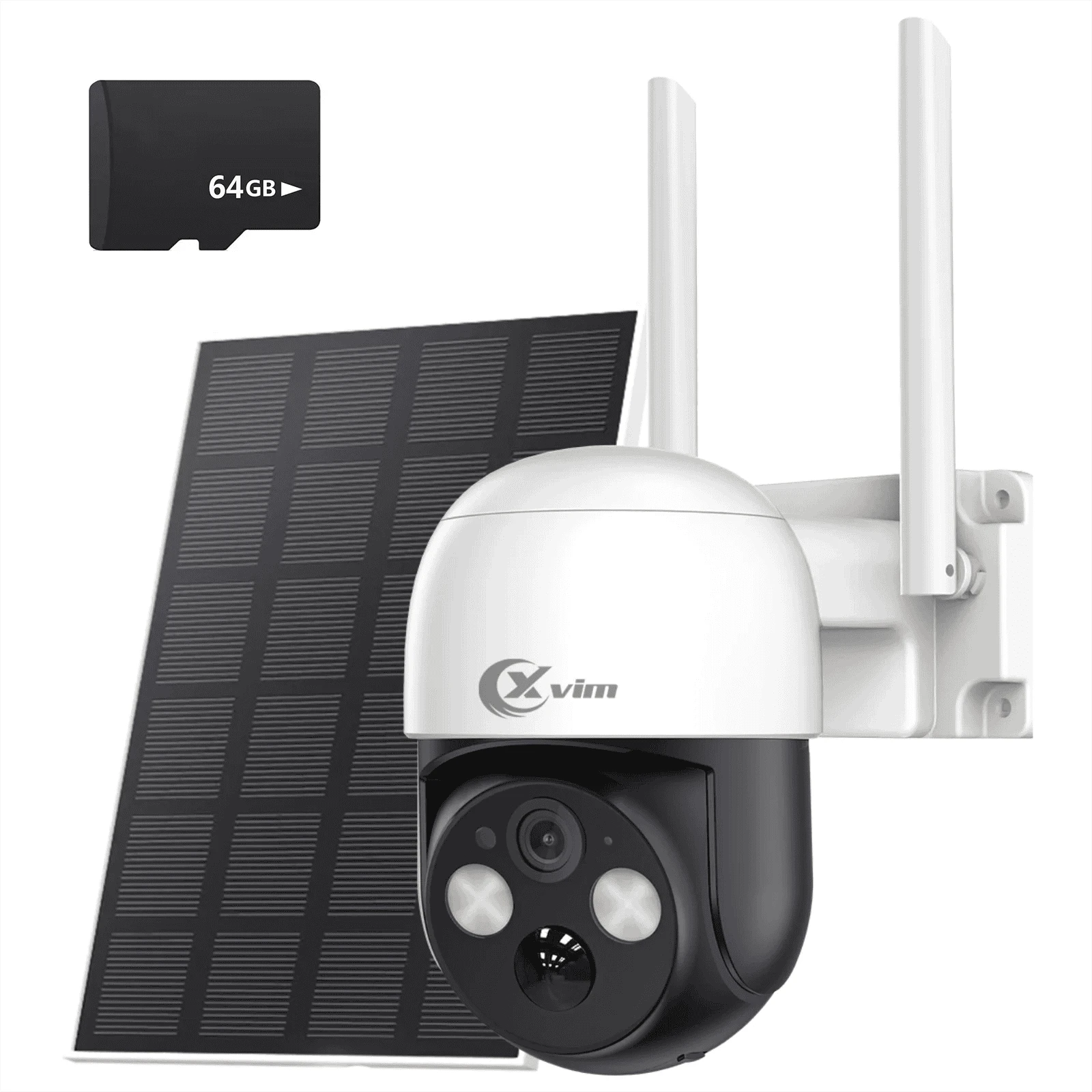 4MP Solar PTZ WiFi Security Camera with 360° View & Audio-4MP NO SD Card