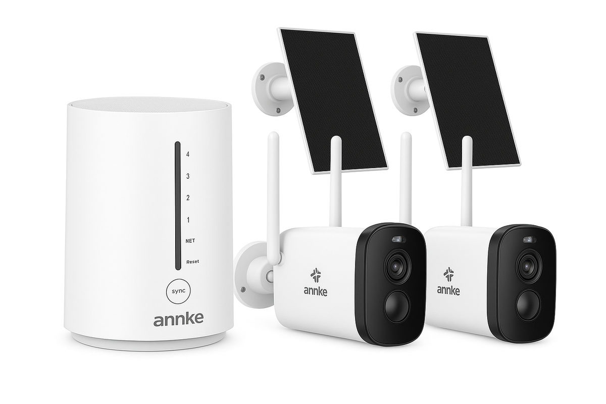 4MP Solar Wireless Outdoor Security Camera System