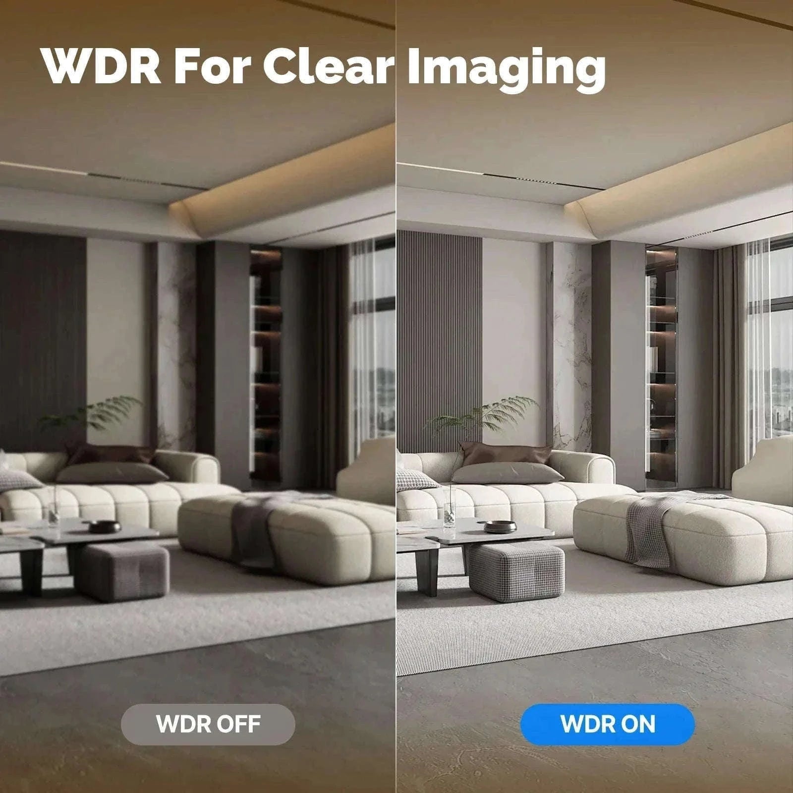 4MP WiFi Indoor Security Camera Pan Tilt Night Vision Motion Detection-Smart Camera 4MP