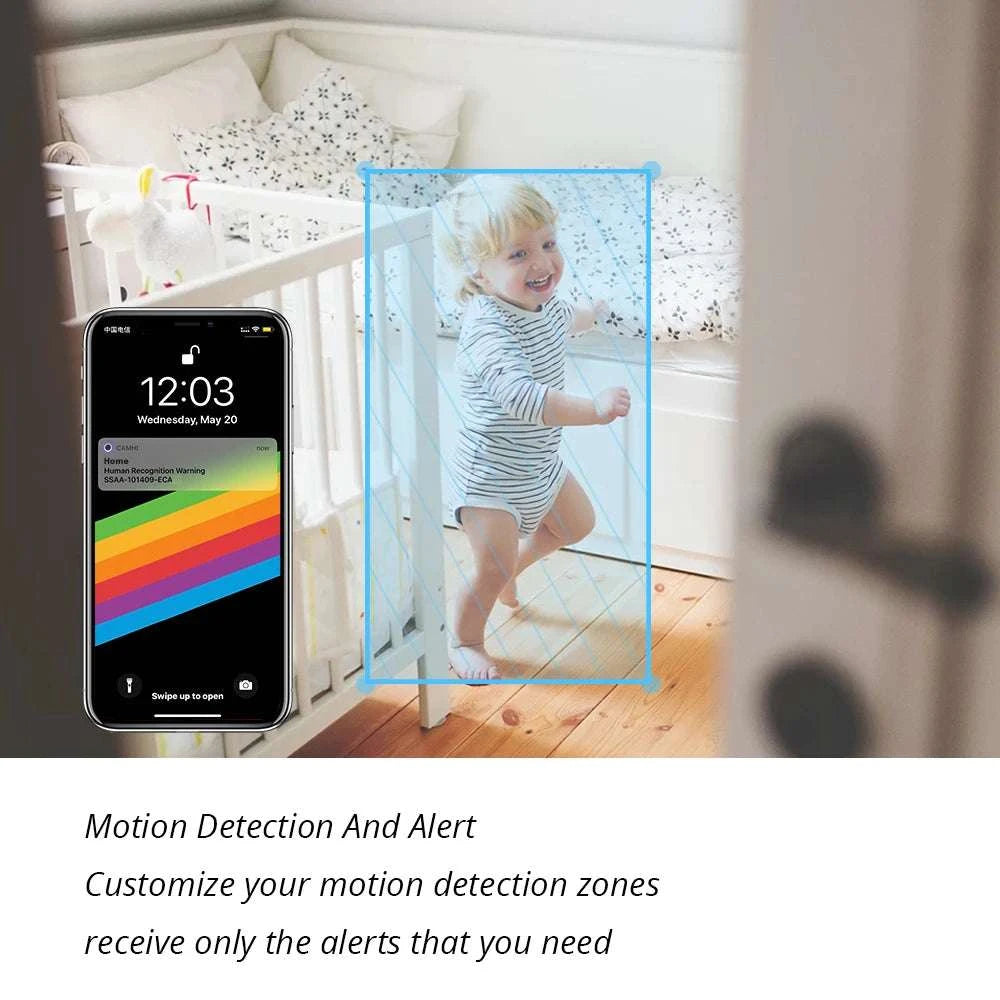 4MP WiFi Indoor Security Camera with Night Vision & Motion Alerts-4MP WiFi Camera / US Plug