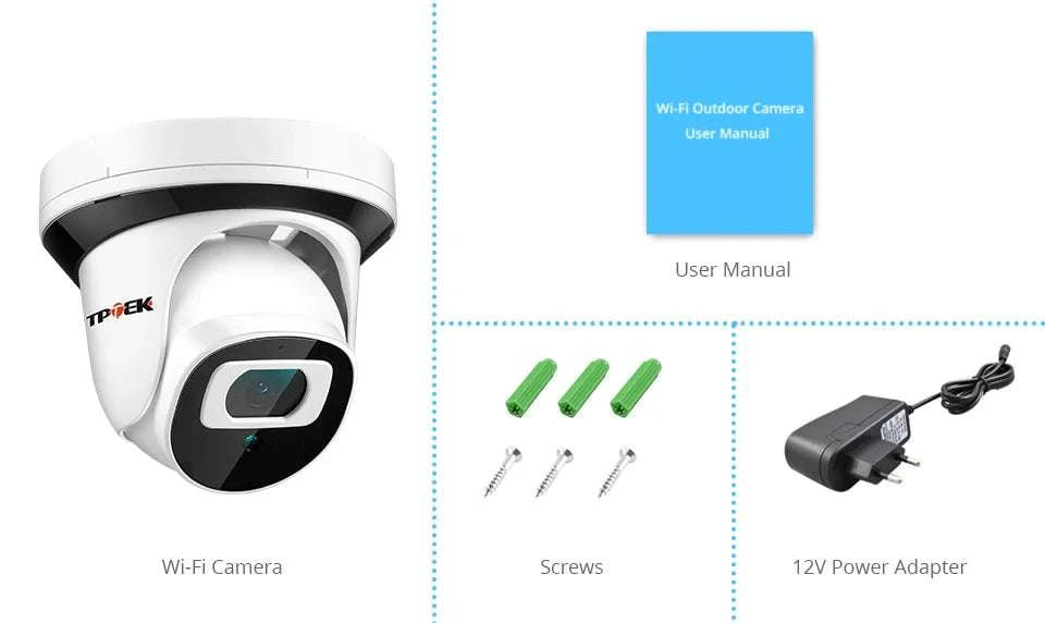 4MP WiFi Indoor Security Camera with Night Vision & Motion Alerts-4MP WiFi Camera / US Plug