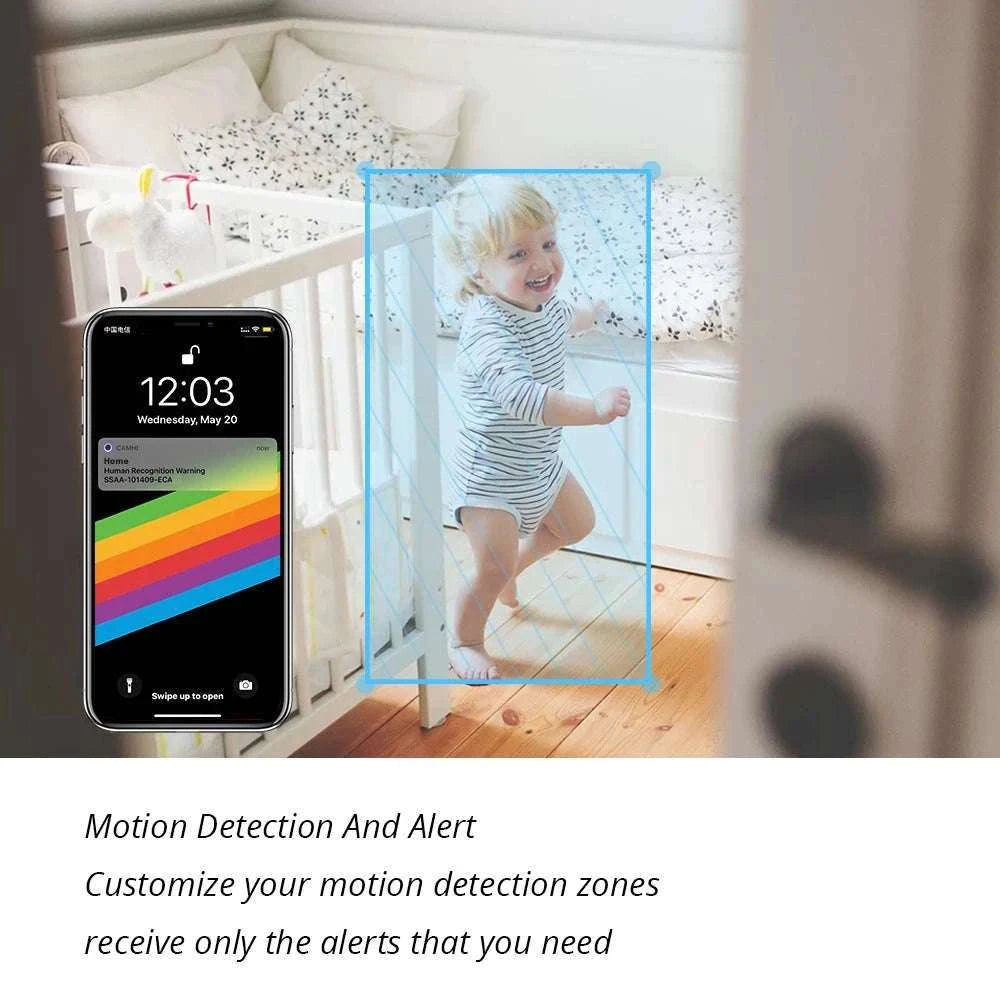 4MP WiFi Indoor Security Camera with Night Vision & Motion Alerts-4MP WiFi Camera / US Plug