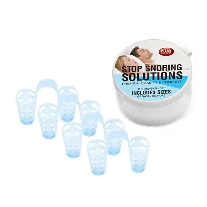 4pcs Anti Snoring Nasal Dilator Set for Easier Night Breathing-