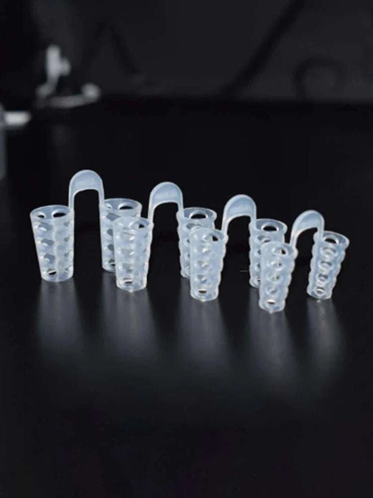 4pcs Anti Snoring Nasal Dilator Set for Easier Night Breathing-