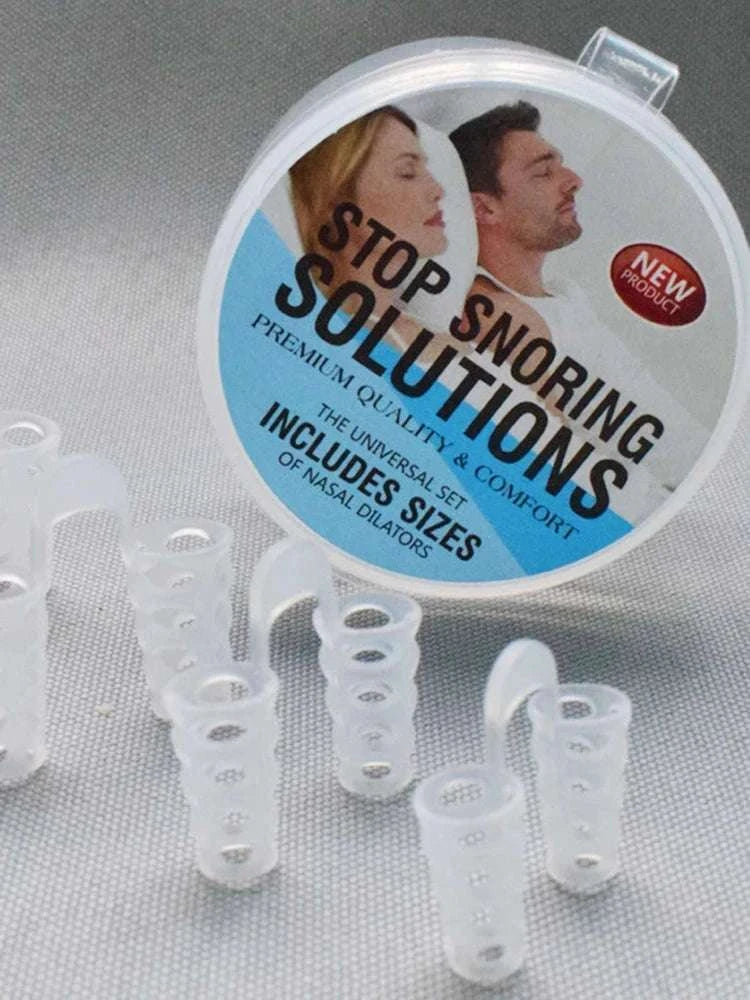 4pcs Anti Snoring Nasal Dilator Set for Easier Night Breathing-