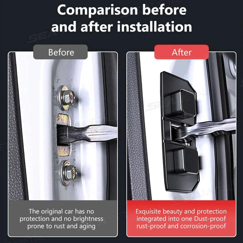 4pcs Car Door Buffer Cushion Waterproof Self-Adhesive Silicone Shockproof Cushion-4 pcs