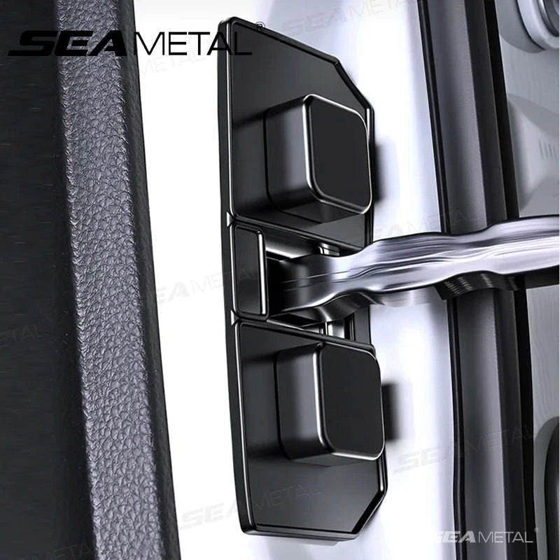 4pcs Car Door Buffer Cushion Waterproof Self-Adhesive Silicone Shockproof Cushion-4 pcs