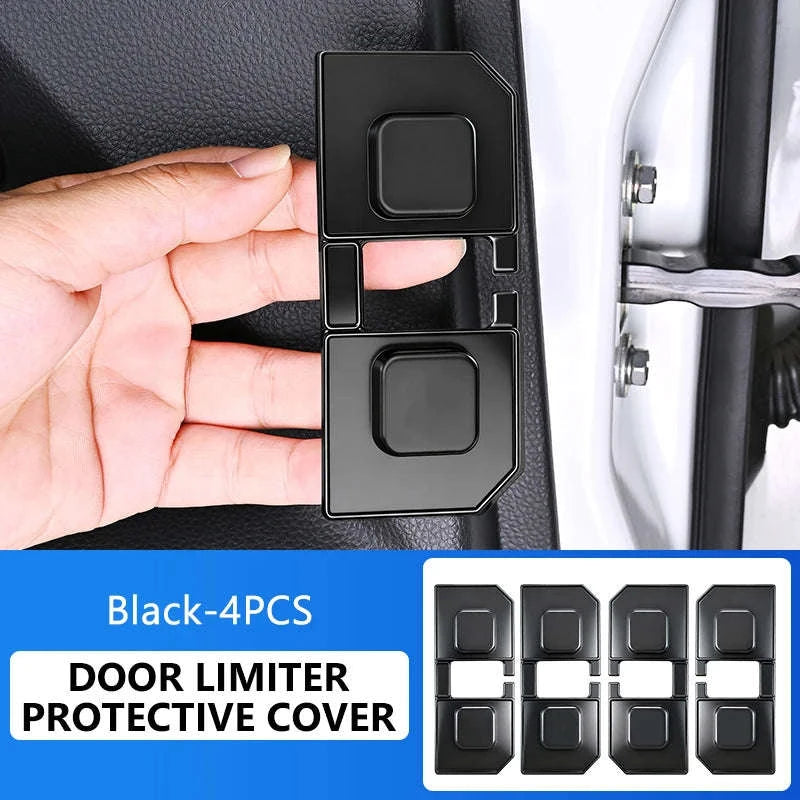 4pcs Car Door Buffer Cushion Waterproof Self-Adhesive Silicone Shockproof Cushion-4 pcs