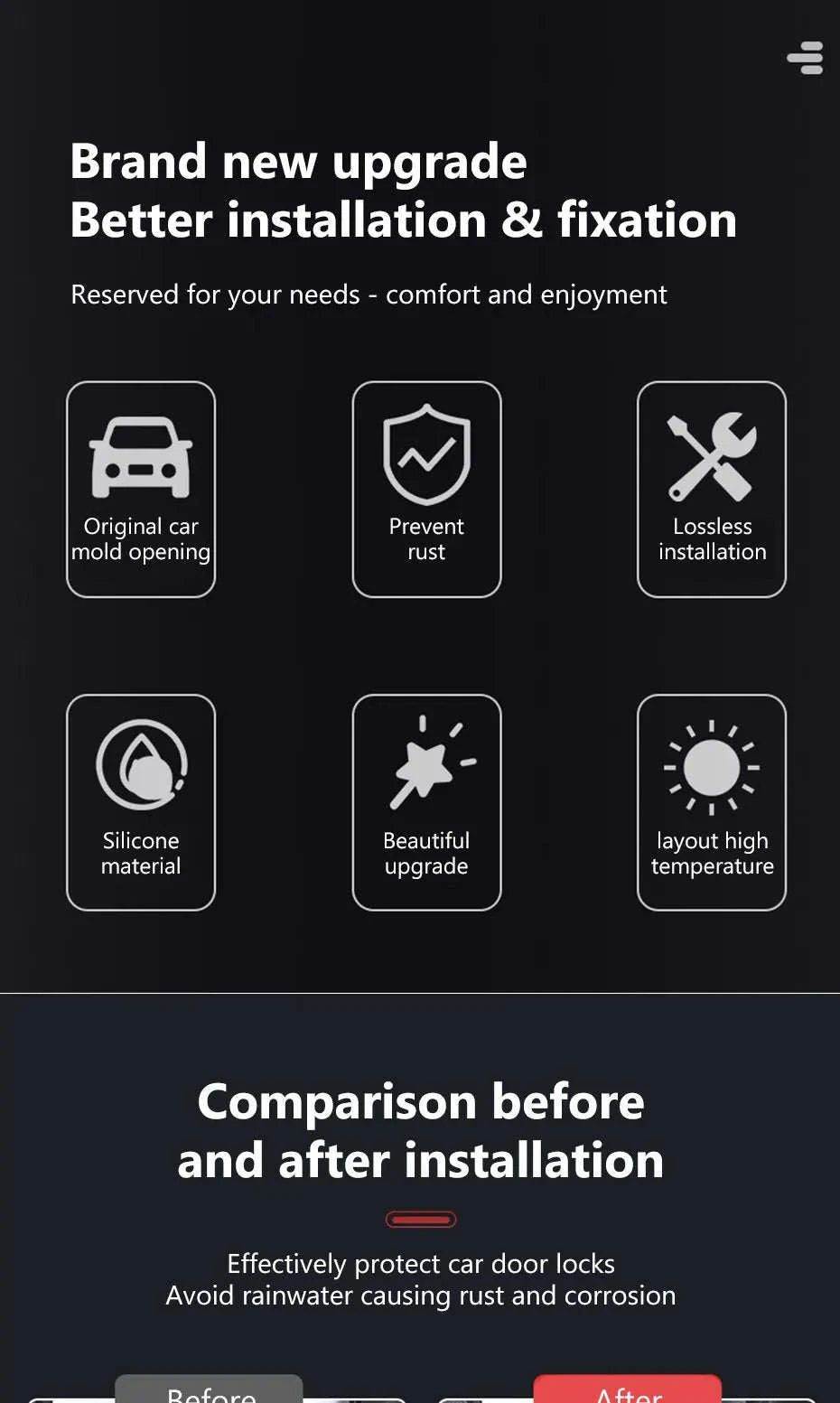 4pcs Car Door Buffer Cushion Waterproof Self-Adhesive Silicone Shockproof Cushion-4 pcs