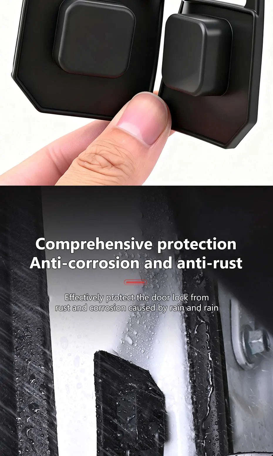 4pcs Car Door Buffer Cushion Waterproof Self-Adhesive Silicone Shockproof Cushion-4 pcs