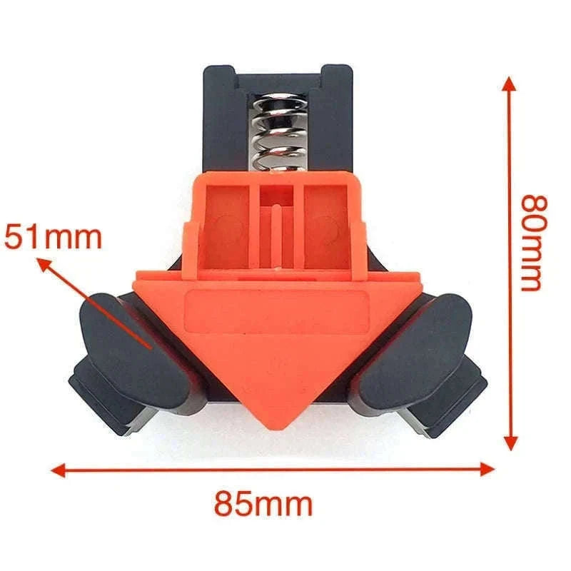 4PCS Right Angle Fixing Clip Adjustable Corner Clamp-4PCS / China Mainland