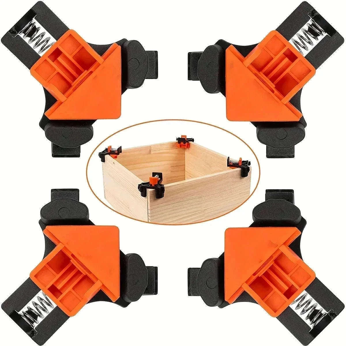 4PCS Right Angle Fixing Clip Adjustable Corner Clamp-4PCS / China Mainland