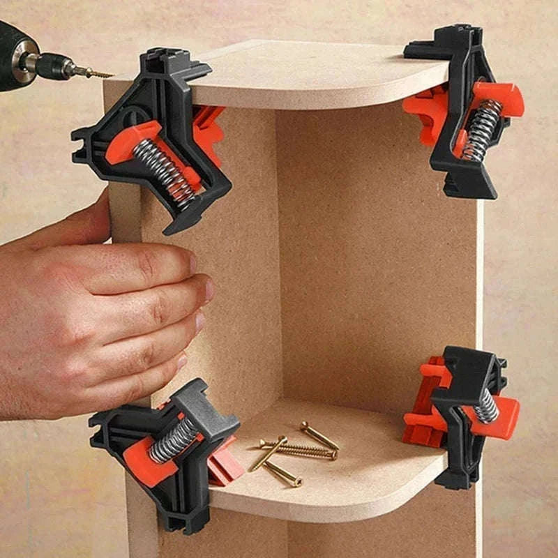 4PCS Right Angle Fixing Clip Adjustable Corner Clamp-4PCS / China Mainland