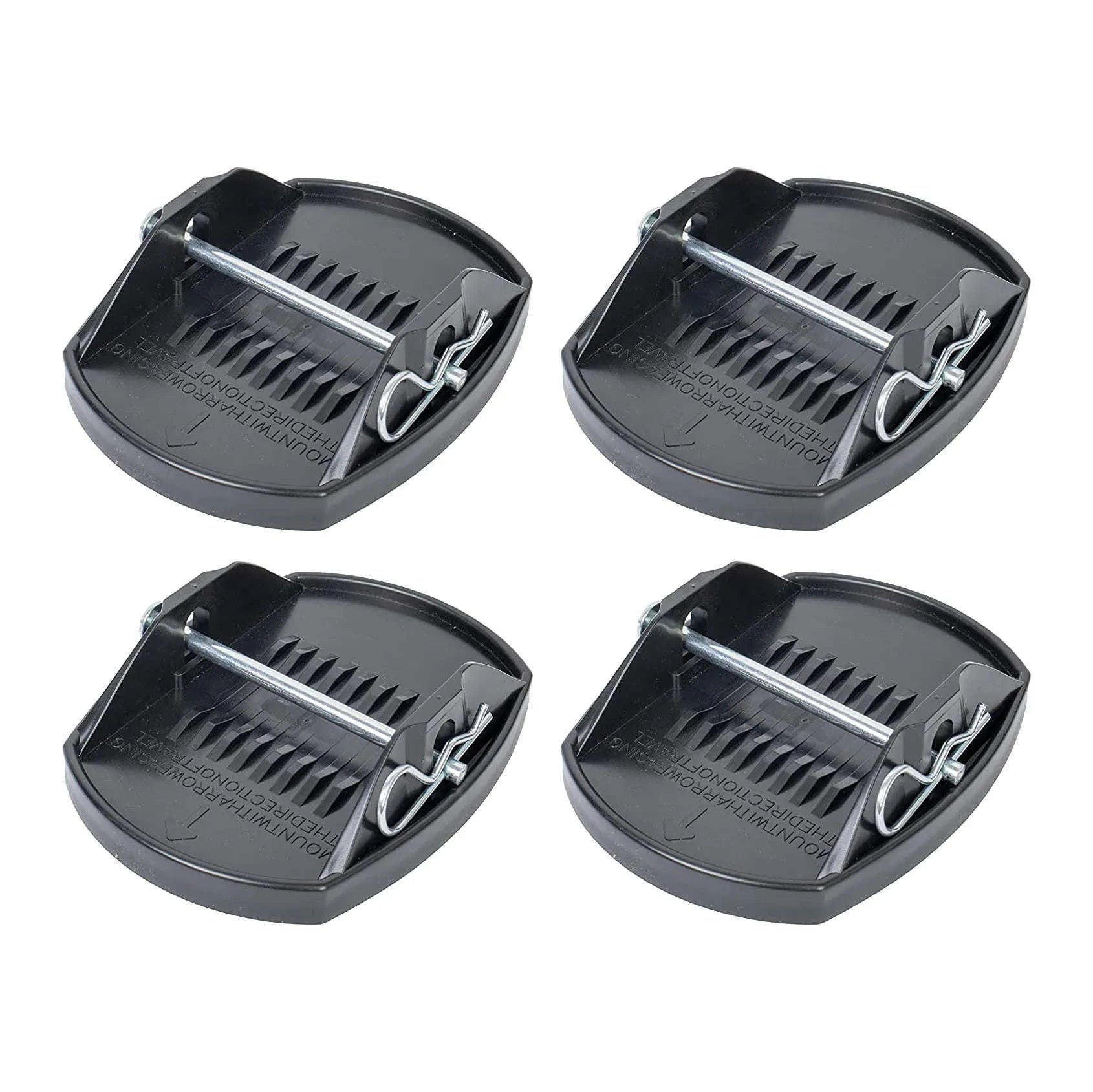 4PCS RV Trailer Jack Pads Universal Wheel Foot Leg Support Adapter-4PCS / China Mainland
