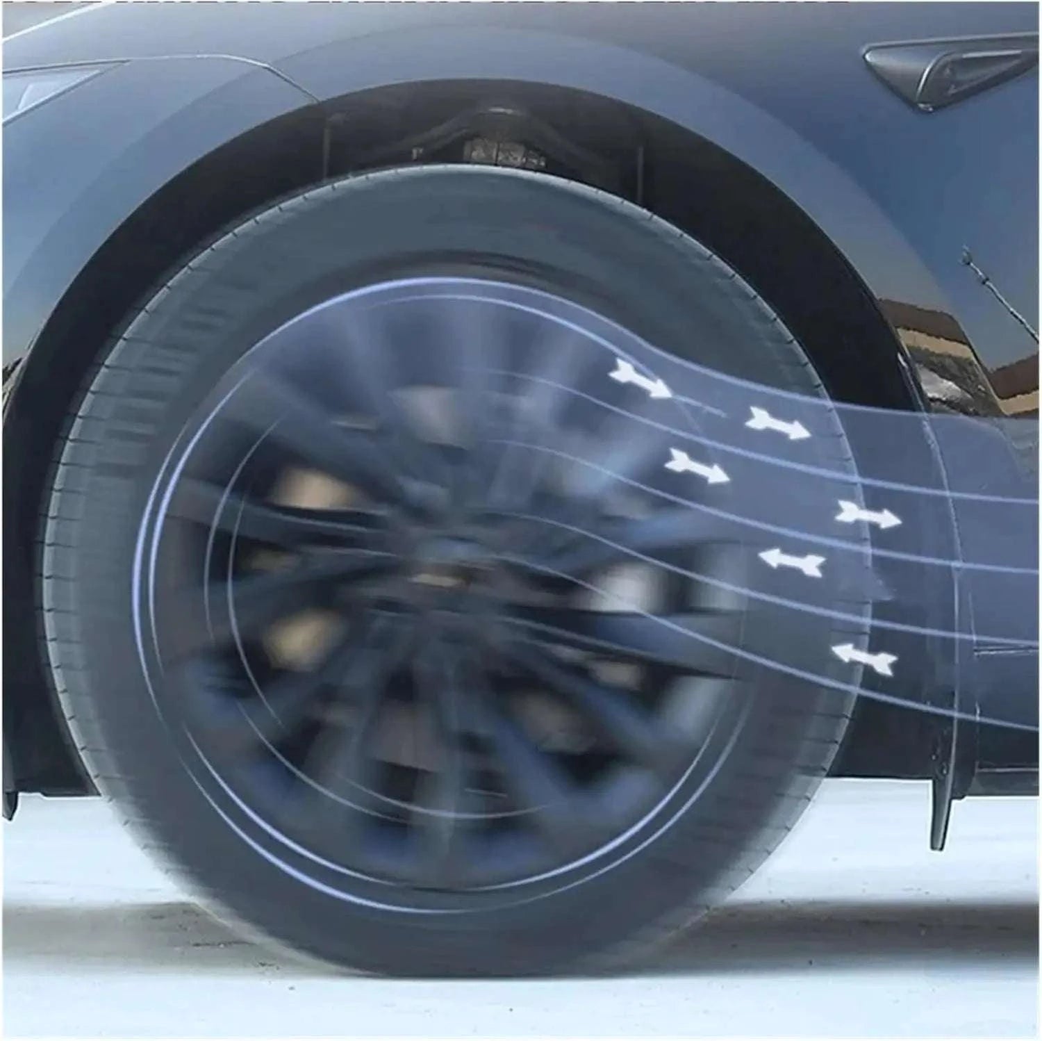 4PCS Tesla Model 3 Highland 18" Wheel Cover Hubcaps Turbine Style-Silver Style / TESLA / Model3 Highland|18Inch 2023-2025