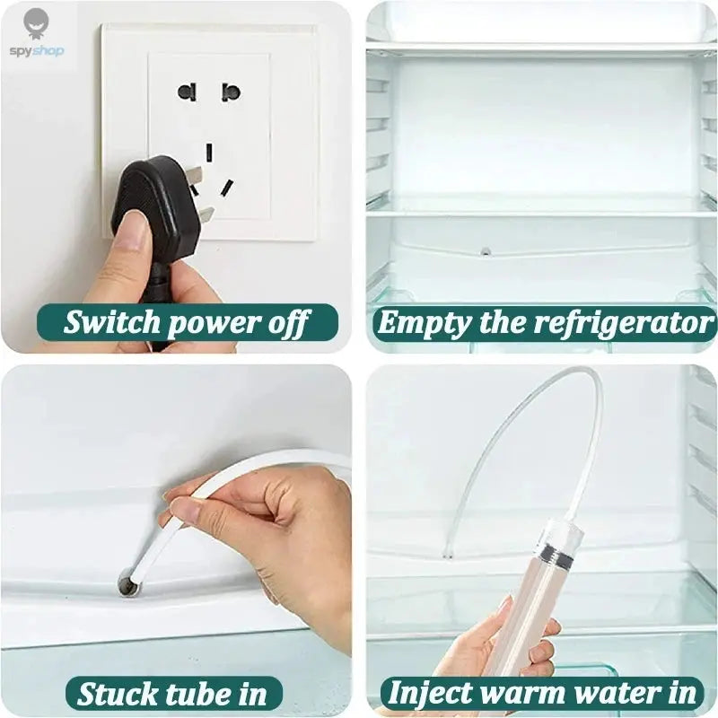 5/6 Pcs Refrigerator Drain Hole Clog Remover Fridge Hole Brush Water Outlet Cleaner for Household Clean Dredge Cleaning Tools Spy-shop.com