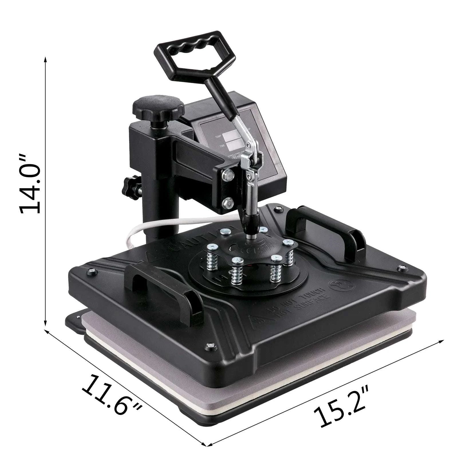 5–8 in 1 Heat Press Machine for T-Shirts, Mugs, Caps & Plates-5 in 1 12x15 Inch / United States