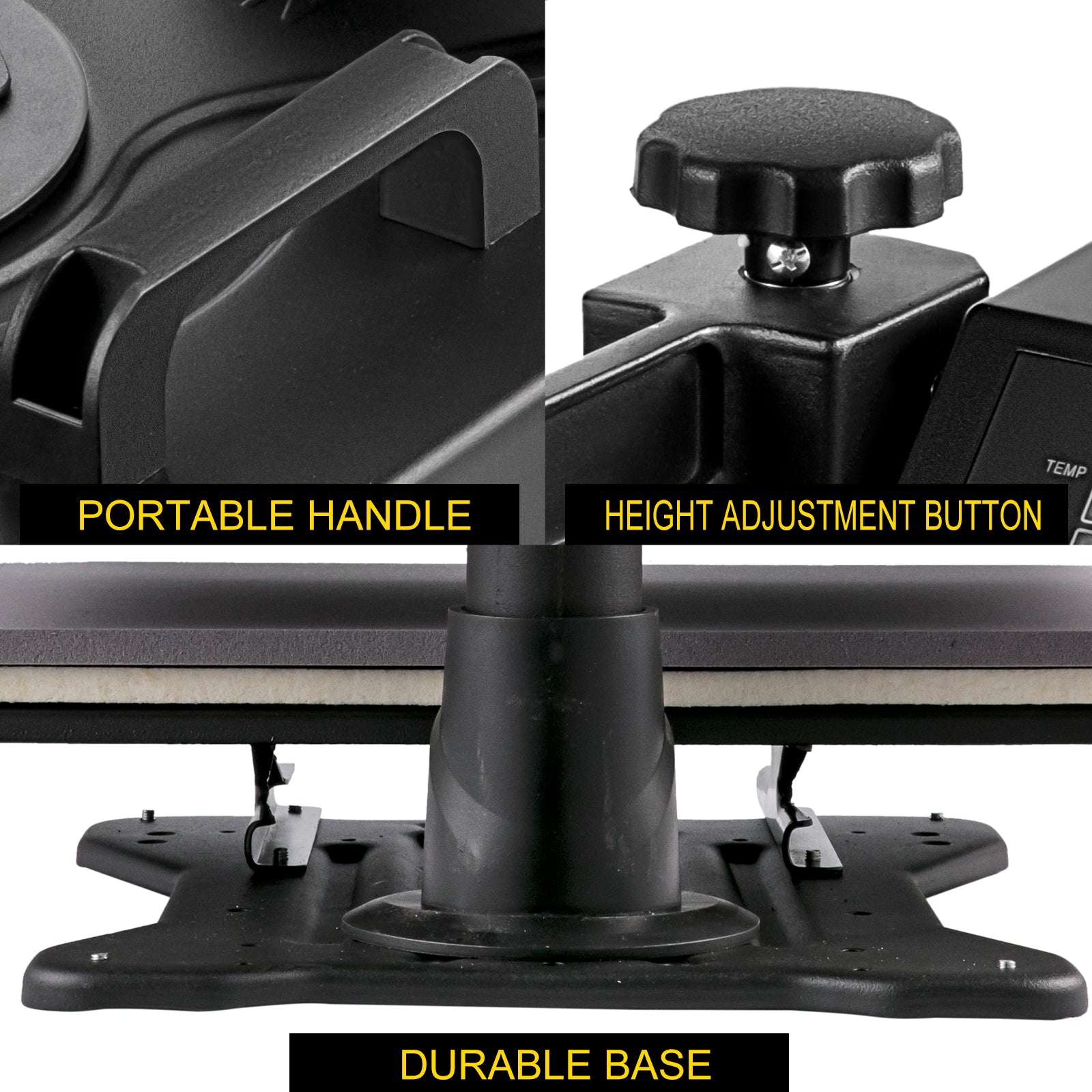 5–8 in 1 Heat Press Machine for T-Shirts, Mugs, Caps & Plates-5 in 1 12x15 Inch / United States