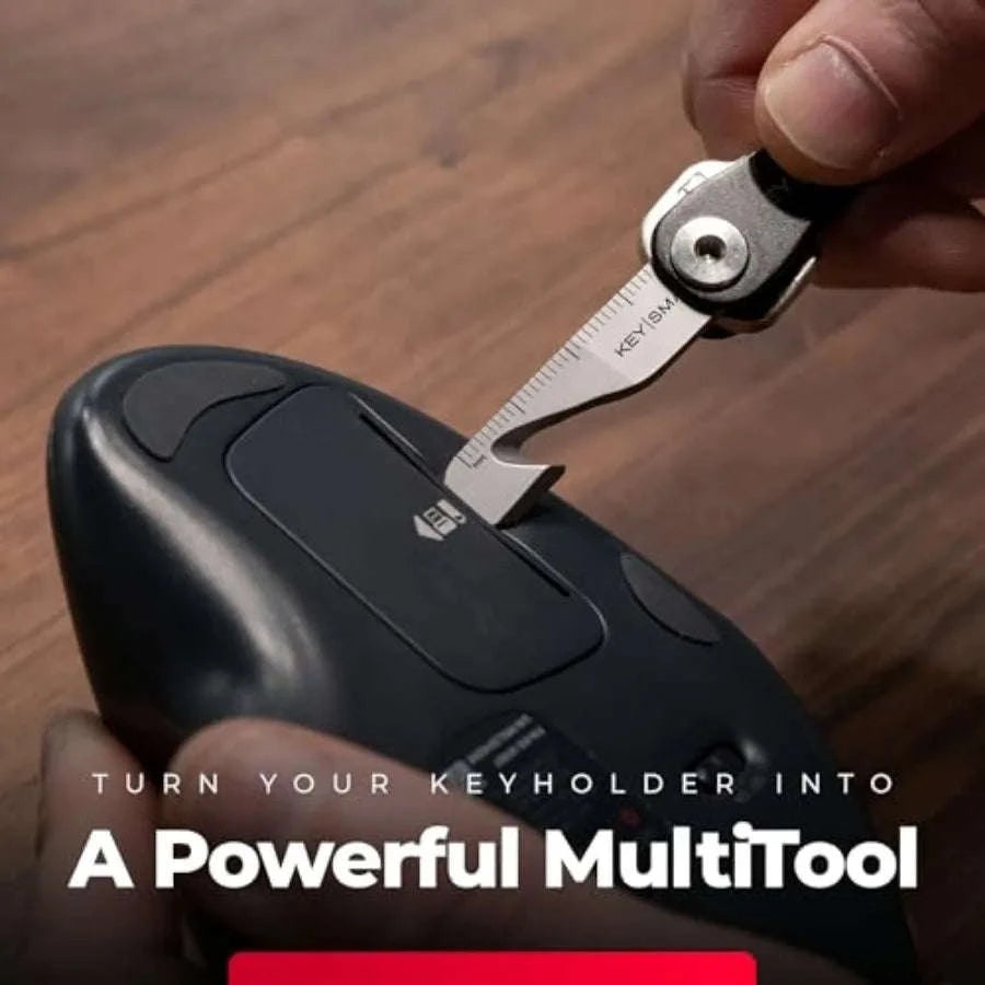 5-in-1 Multi-Purpose Keychain Tool-United States / Steel(1Pack)