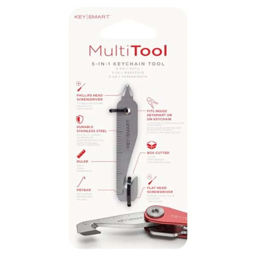 5-in-1 Multi-Purpose Keychain Tool-United States / Steel(1Pack)