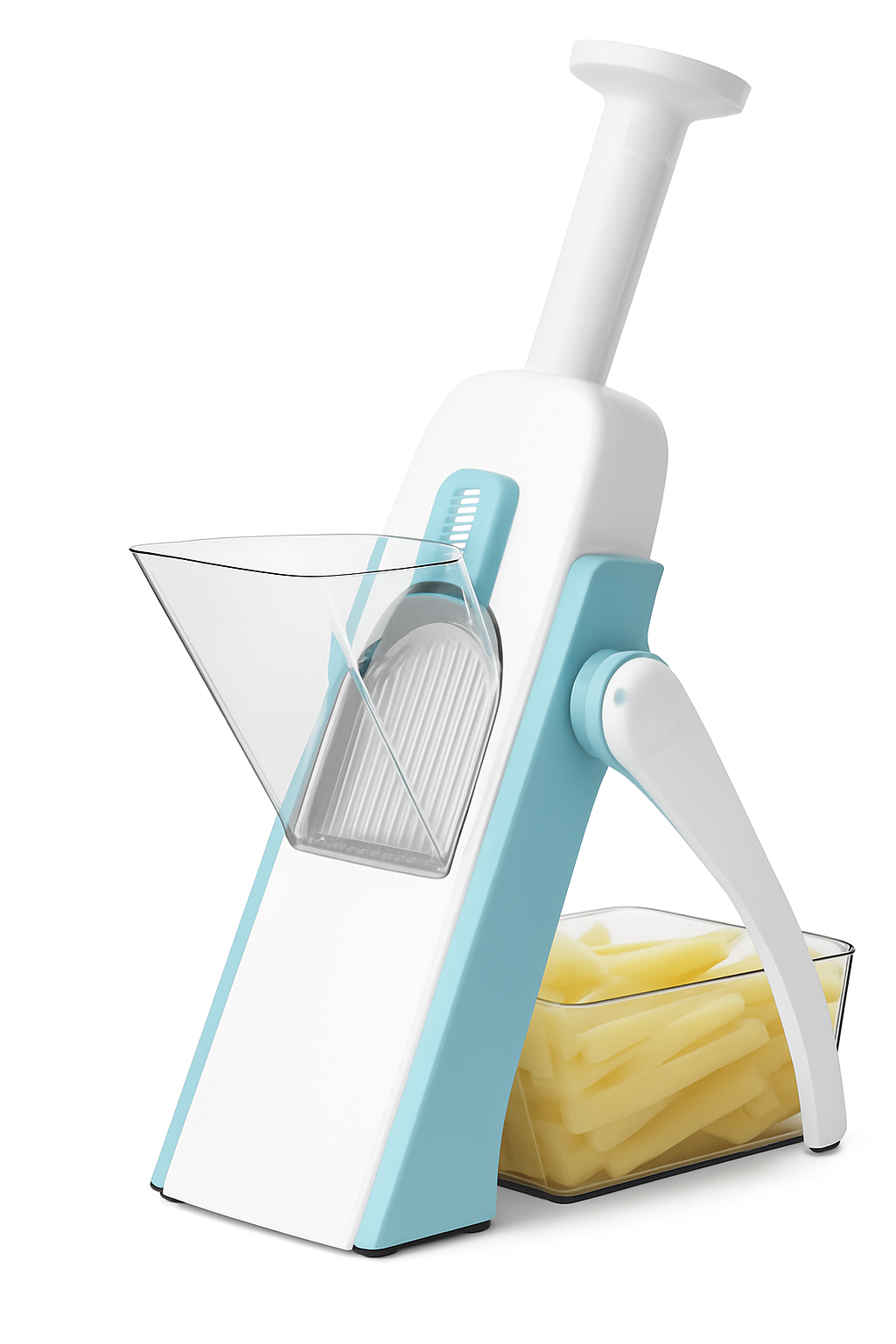 5-in-1 Multifunktionaler Gemüseschneider, -schneider, Reibe, Zerkleinerer