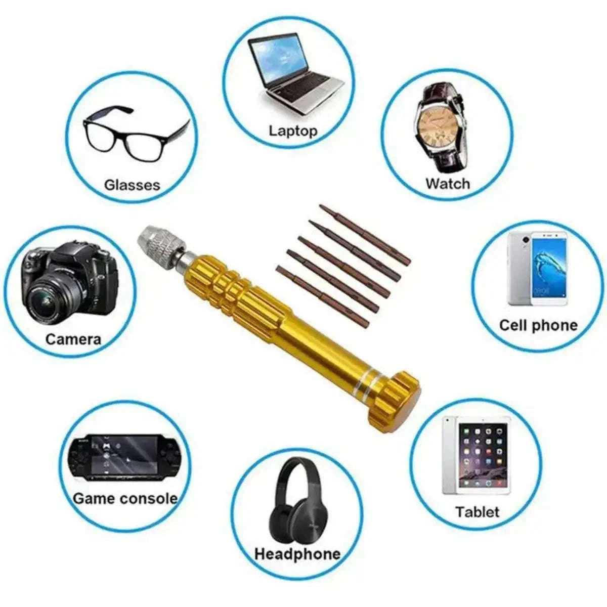 5-in-1 Multipurpose Screwdriver Kit for Everyday Repairs-random color