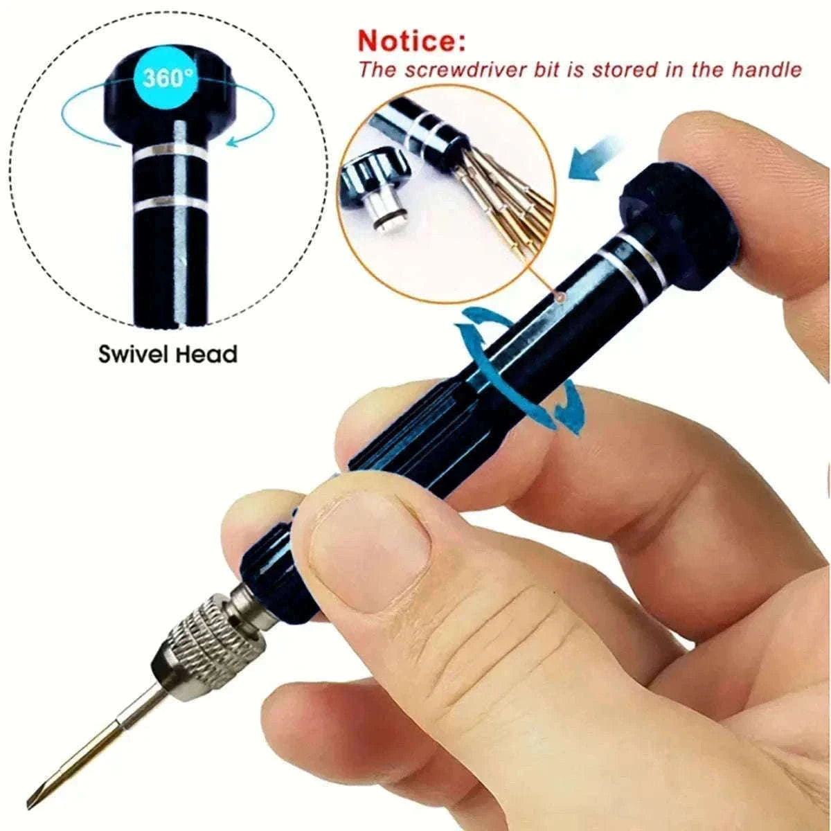 5-in-1 Multipurpose Screwdriver Kit for Everyday Repairs-random color
