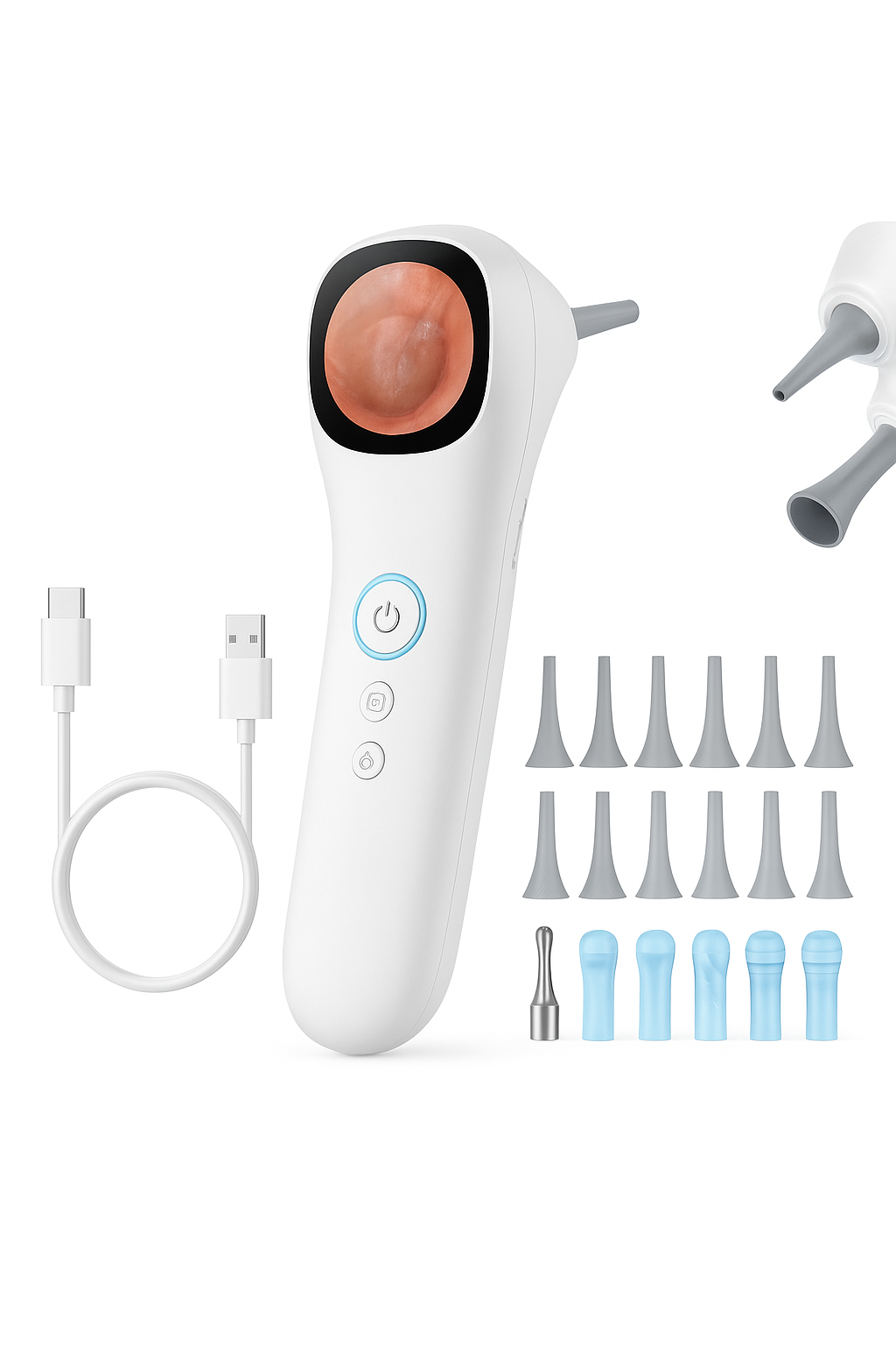 5-in-1 Ear Camera with Screen and Ear Pick Set
