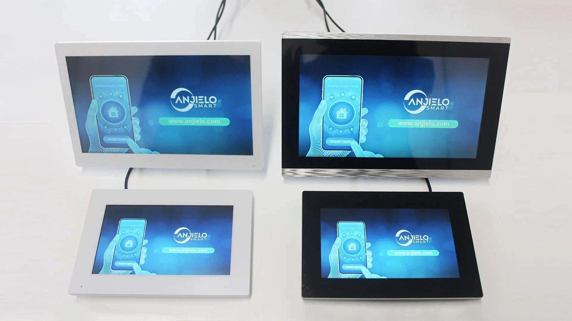 5‑in‑1 Smart Fingerprint Doorbell Video Intercom System-W1D-1M7inchW-32G