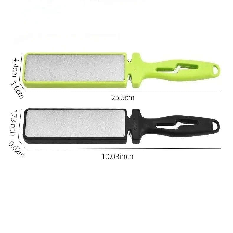 5 in1 Knife Sharpener Diamond Bars 400/1000 Multi-Tool Kitchen Knives Tungsten Steel Ceramic Grinding Double-Sided Whetstone 숫돌-1pc / black4