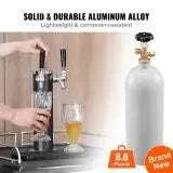 5 lb CO2 Tank Aluminum Cylinder with CGA320 Valve-Mexico