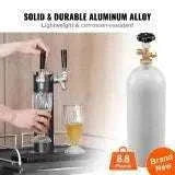 5 lb CO2 Tank Aluminum Cylinder with CGA320 Valve-Mexico