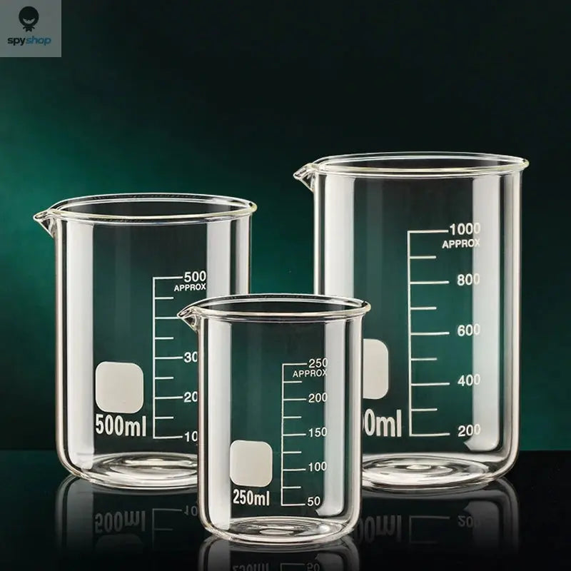 50/100/150/250/500/1000ml High Borosilicate Glass Measuring Cup Clear Scale Cup Laboratory Beaker Kitchen Baking Measuring Cup Spy-shop.com