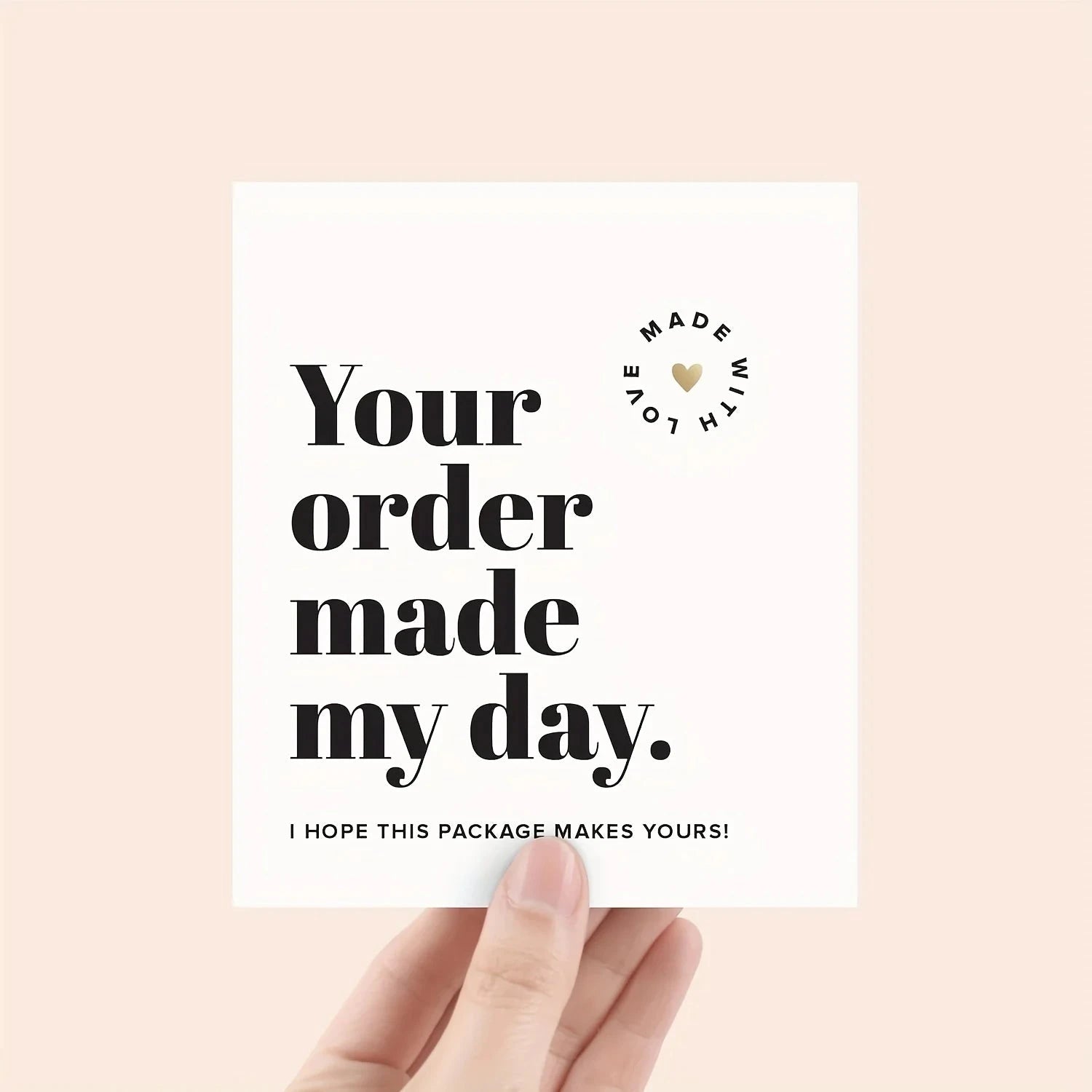 50 Pcs Thank You Cards for Small Business-50pcs