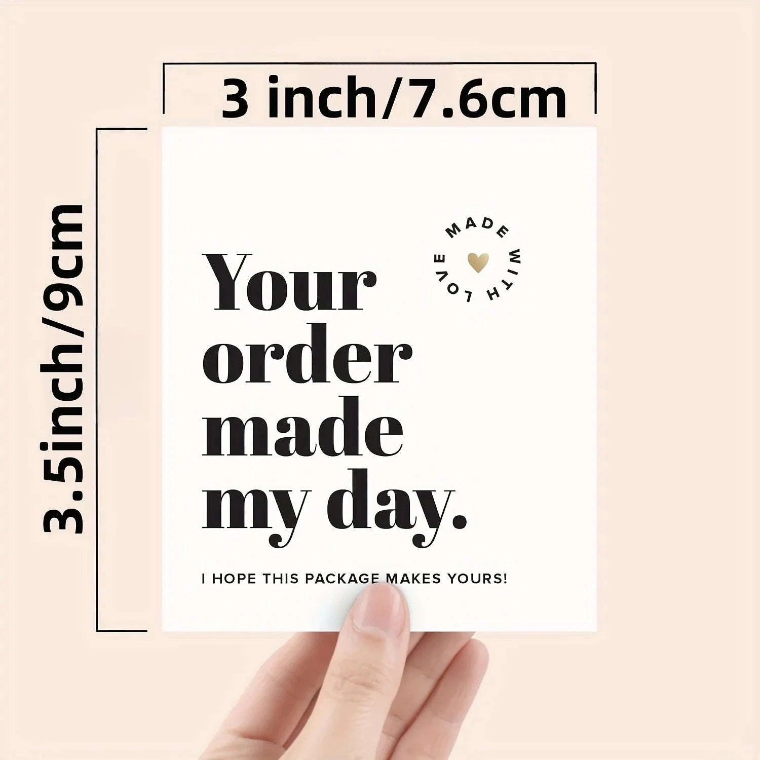 50 Pcs Thank You Cards for Small Business-50pcs