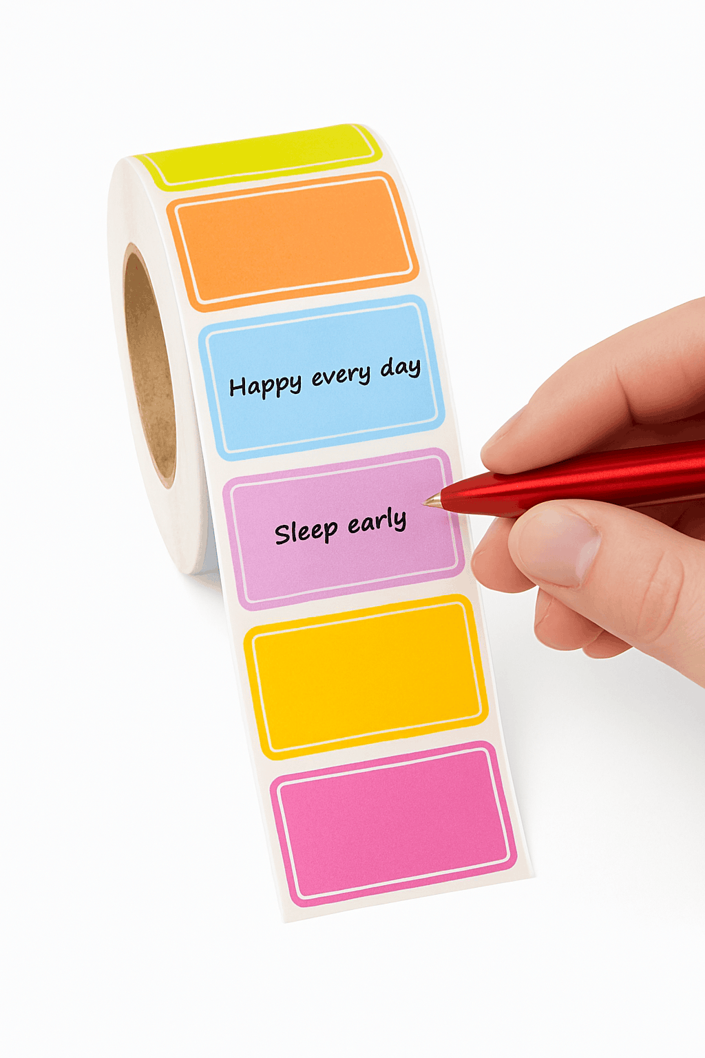 500 Waterproof Colored Labels Stickers for Easy Organization-500 Pcs Color label