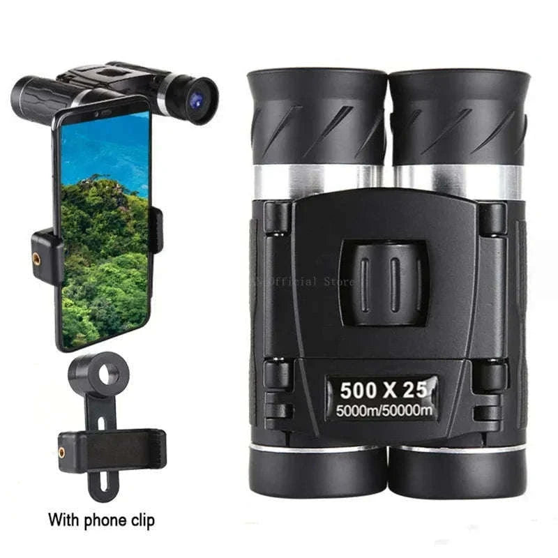 50000M Long Range Auto Focus Monocular for Clear Viewing-Black Set