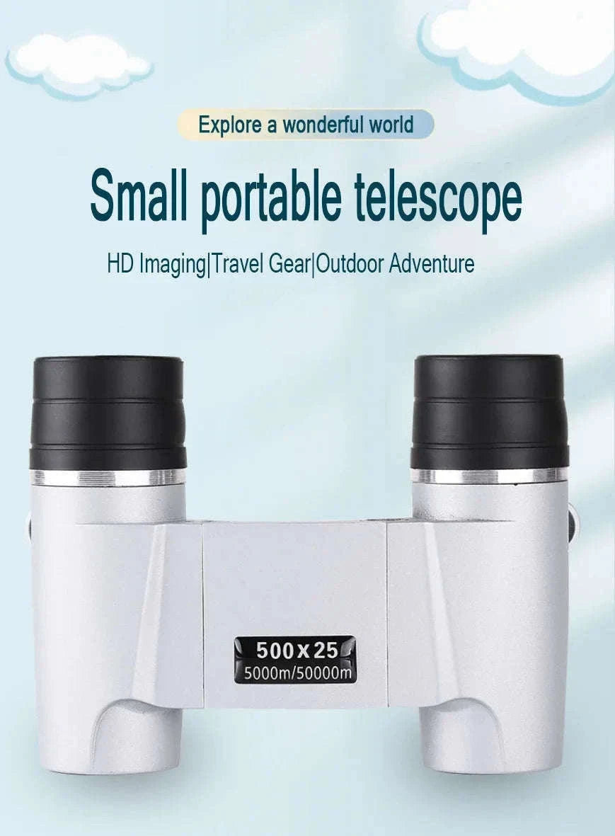 50000M Long Range Auto Focus Monocular for Clear Viewing-Black Set