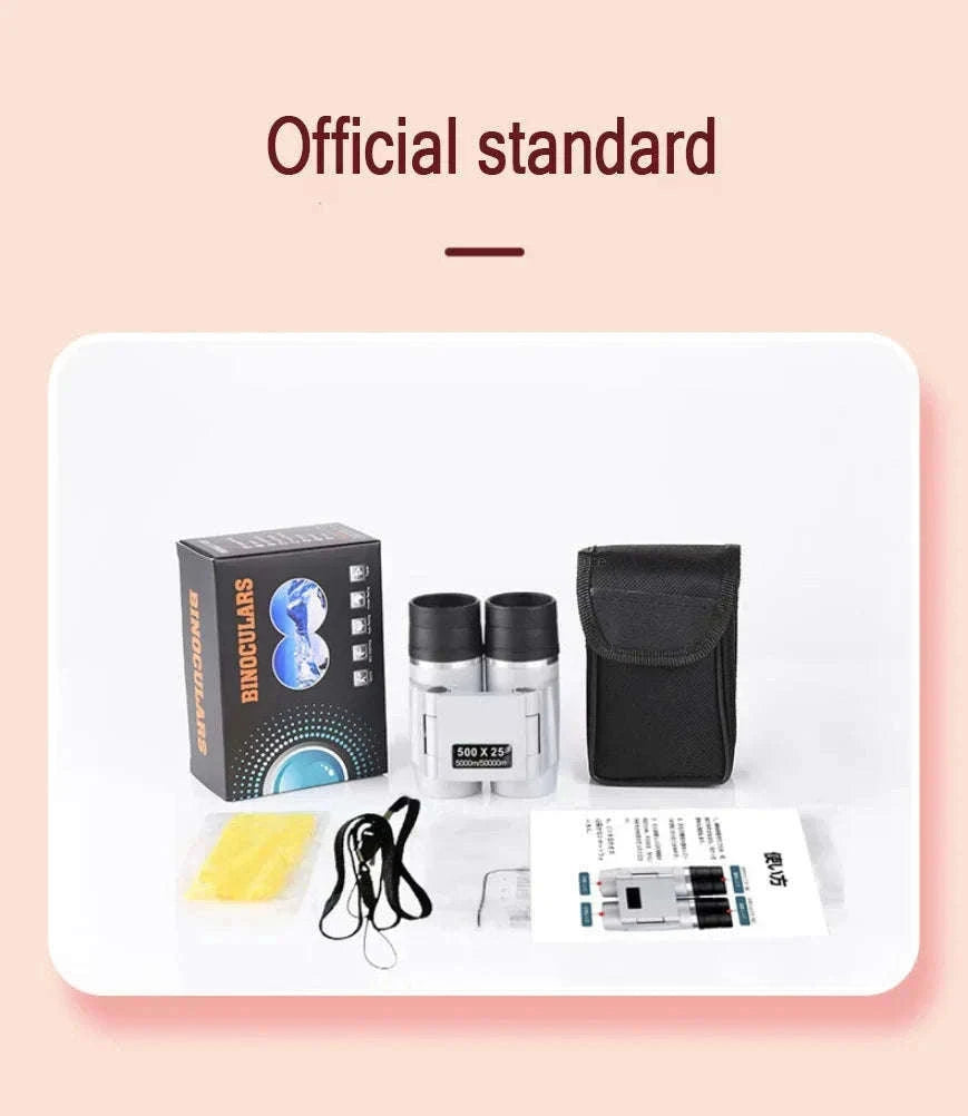 50000M Long Range Auto Focus Monocular for Clear Viewing-Black Set