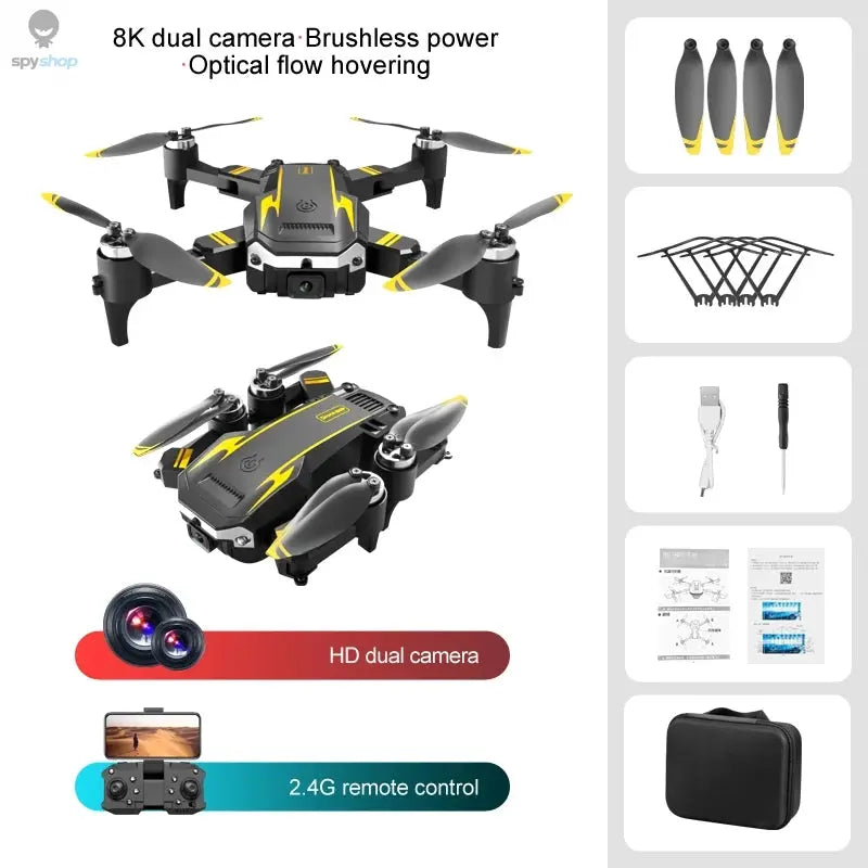 5000M New G6 Professional Foldable Quadcopter Aerial Drone S6 HD Camera GPS RC Helicopter FPV WIFI Obstacle Avoidance Toy Gifts Spy-shop.com