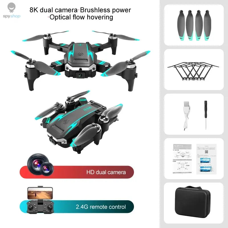 5000M New G6 Professional Foldable Quadcopter Aerial Drone S6 HD Camera GPS RC Helicopter FPV WIFI Obstacle Avoidance Toy Gifts Spy-shop.com