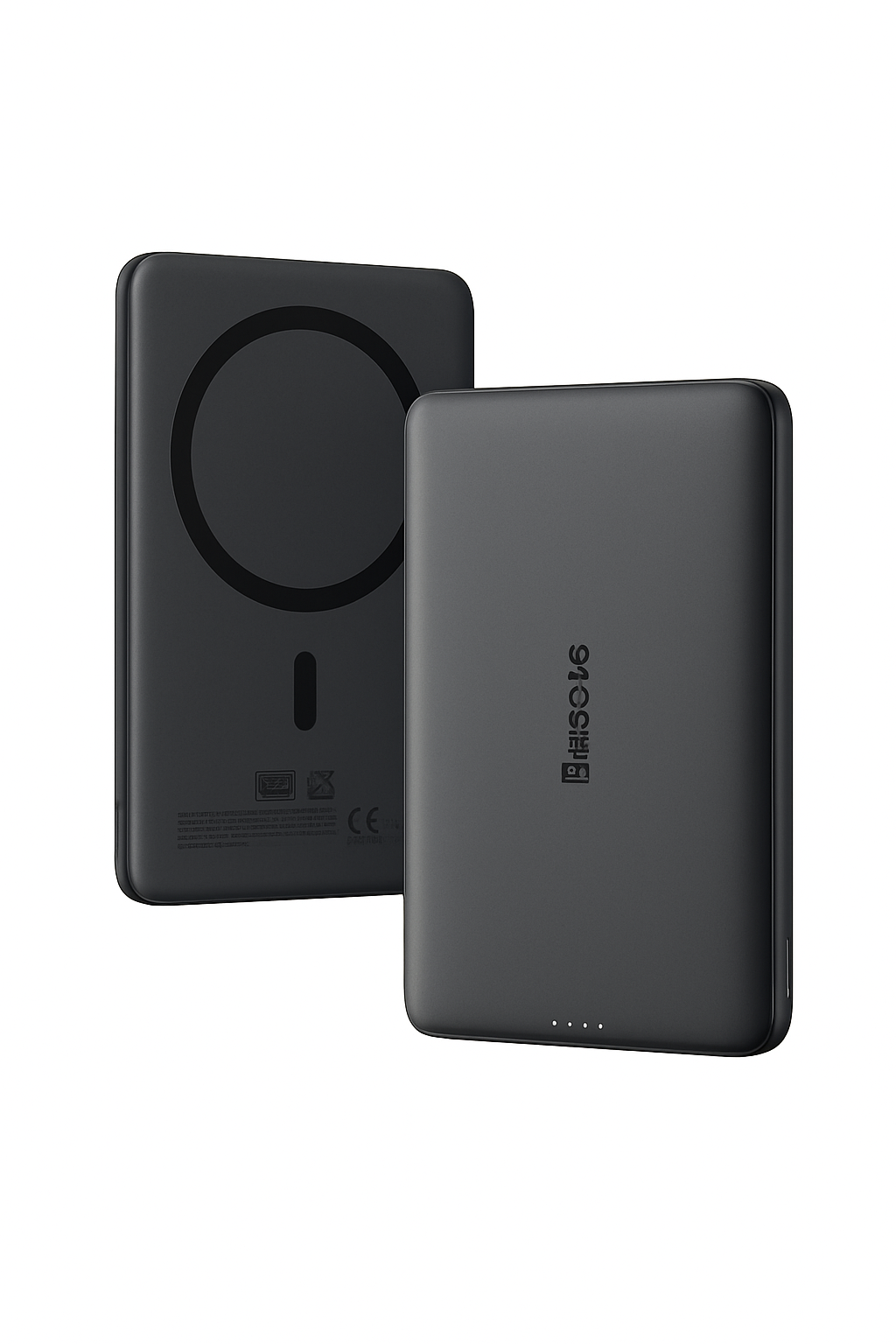 5000mAh Magnetic Power Bank 15W Wireless Charging 20W Wired Charging Slim Card-Sized Portable Power Bank