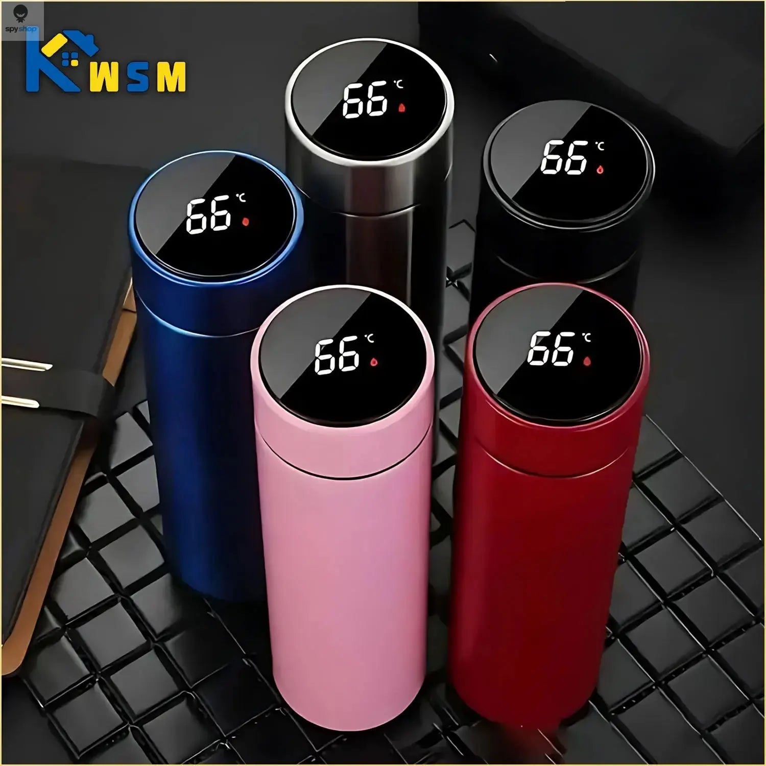 500ML Temperature Display Thermos Cup Stainless Steel Divided Thermos Bottle Outdoor Vacuum Insulated Cup Father's Day Gift Spy-shop.com